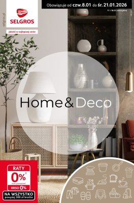 Katalog Home & Deco, strona 0 promocja w Selgros