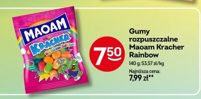 Gumy rozpuszczalne Maoam Kracher Rainbow promocja w Żabka