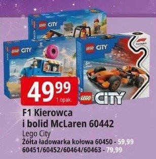 Klocki Lego City F1 Kierowca i bolid McLaren 60442 promocja w Leclerc