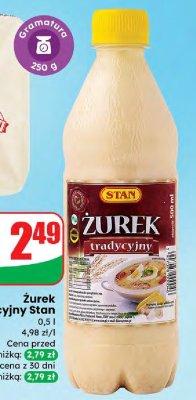 Żurek tradycyjny  promocja w Dino