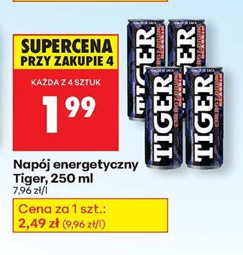 Napój energetyczny 250 ml promocja w Biedronka