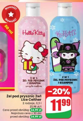 Żel pod prysznic 2w1 Lice Celther promocja w Dino