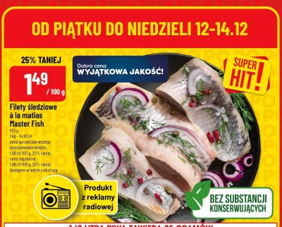 Filety śledziowe à la matias Master Fish promocja w POLOmarket