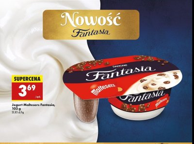 Jogurt maltesers Danone fantasia promocja