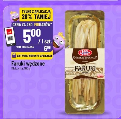 Faruki wędzone Mlekovita promocja w POLOmarket
