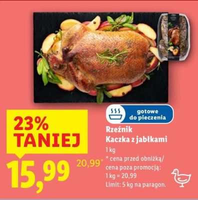 Kaczka z jabłkami promocja w Lidl