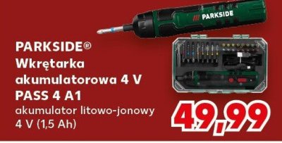 Wkrętarka akumulatorowa 4 V PARKSIDE PASS 4 A1 promocja w Kaufland