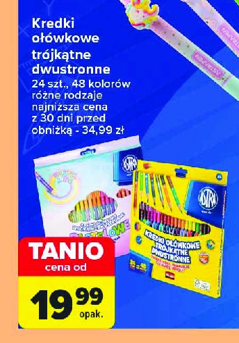 Kredki pastelowe dwustronne Astra promocja