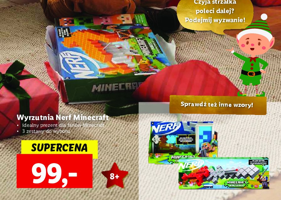 Wyrzutnia minecraft pillagers Nerf promocja