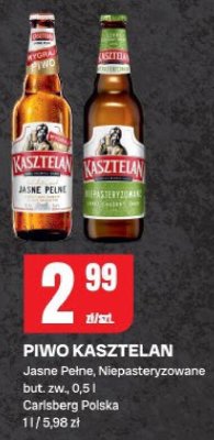 Piwo Kasztelan Jasne Pełne, Niepasteryzowane promocja w Chorten