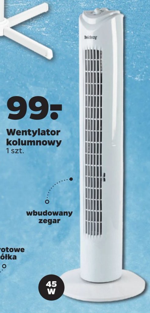 Wentylator kolumnowy 45 w Beldray promocja