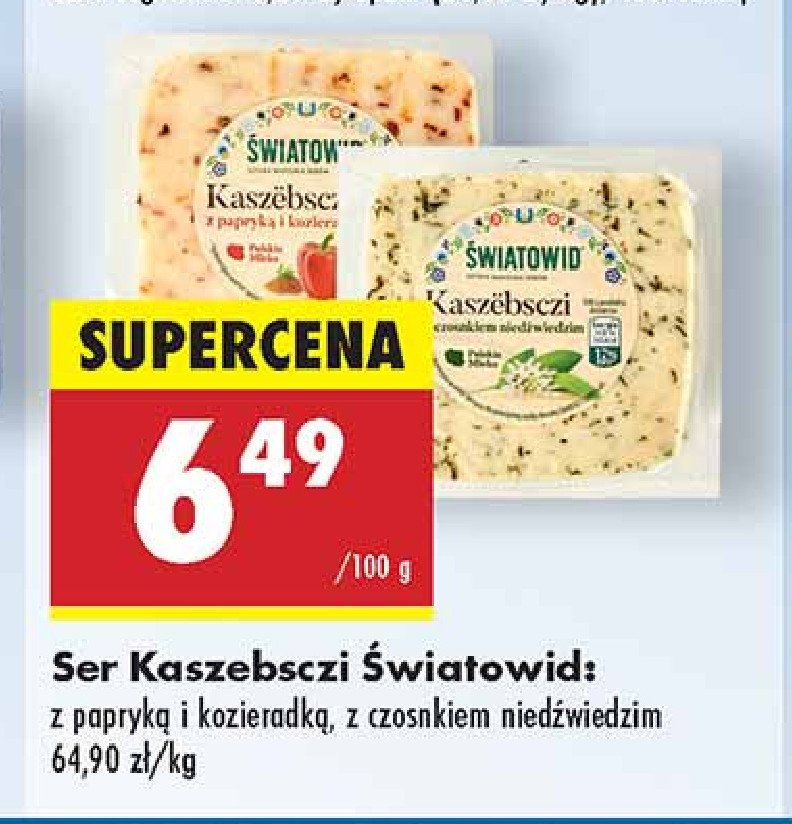 Ser kaszebsczi z kozieradk膮 艢wiatowid promocja