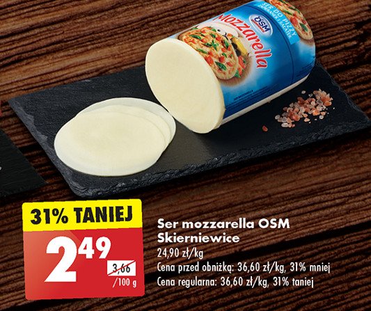 Ser mozzarella Osm skierniewice promocja