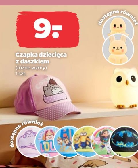 Czapka dziecięca licencyjna batman promocja w Netto