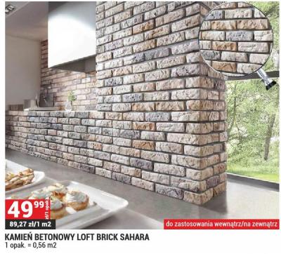 Kamień betonowy LOFT BRICK SAHARA promocja w Merkury Market