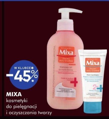 Krem MIXA kosmetyki do pielęgnacji i oczyszczania twarzy promocja w Super-Pharm