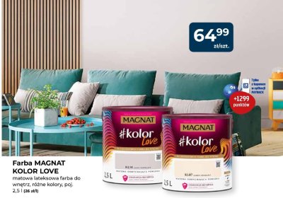Farba MAGNAT KOLOR LOVE promocja w PSB Mrówka