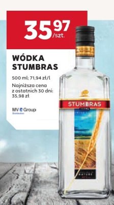 Wódka Stumbras promocja