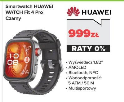 Smartwatch WATCH Fit 4 Pro Czarny promocja w NEONET