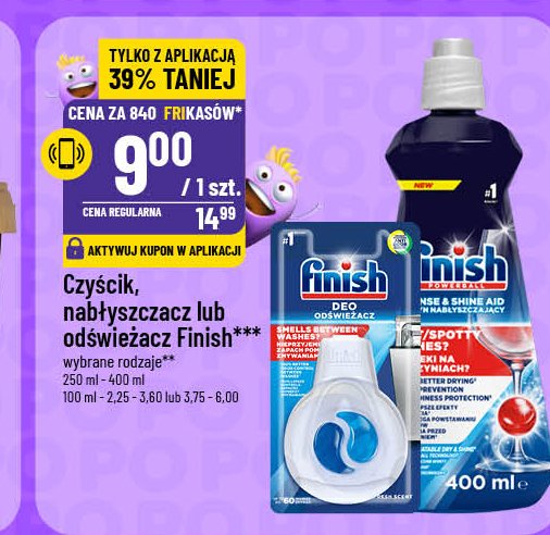 Odświeżacz do zmywarki powiew świeżosci Finish do czyszczenia zmywarek promocja w POLOmarket