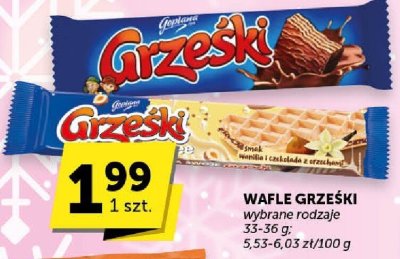 Wafle Grześki promocja w ABC