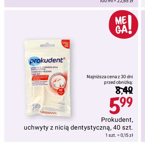 Uchwyty z jedwabną nicią dentystyczną Prokudent med promocja