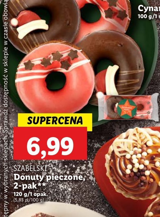 Donuty pieczone Cukiernia szabelski promocja