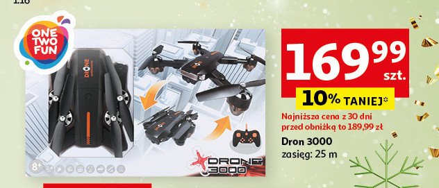 Dron 3000 One two fun promocja w Auchan