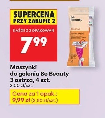 Maszynki do golenia 3 ostrza 4 szt. promocja w Biedronka