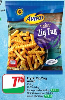 Frytki Zig Zag  promocja w Dino