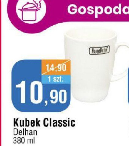 Kubek classic 380 ml Delhan promocja