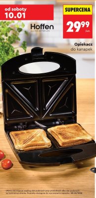Opiekacz do kanapek Hoffen promocja w Biedronka