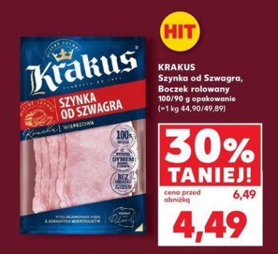 Boczek rolowany od szwagra Krakus animex promocja