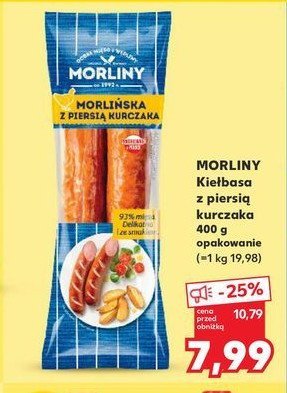 Morliny kie艂basa morli艅ska z piersi kurczaka promocja