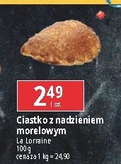 Ciastko z nadzieniem morelowym La lorraine promocja