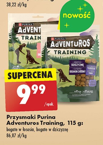 Przysmak dla psów training Purina adventuros promocja