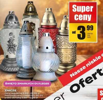 Znicze promocja w Supeco