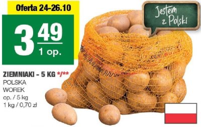 Ziemniaki promocja w SPAR