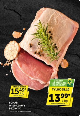 Schab wieprzowy bez ko艣ci Auchan promocja w Euro Sklep
