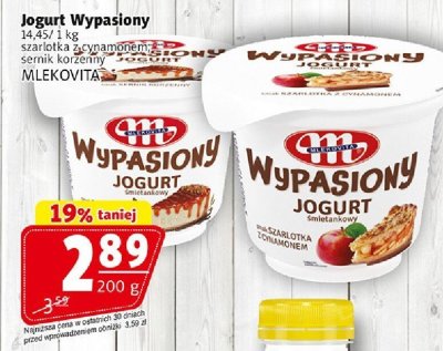 Jogurt Wypasiony Mlekovita 200 g promocja w Prim Market