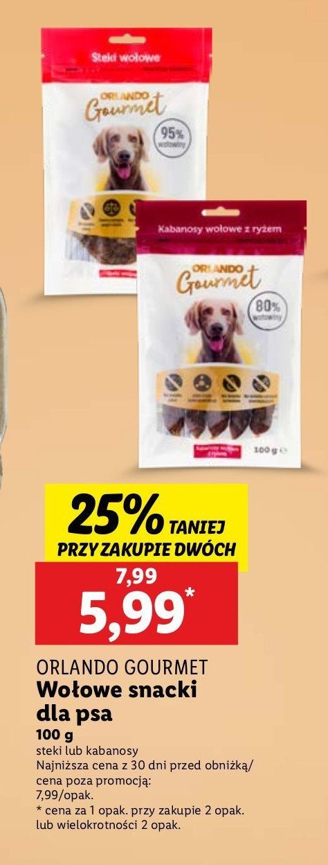 Przysmak kabanosy z ry偶em ORLANDO GOURMET promocja