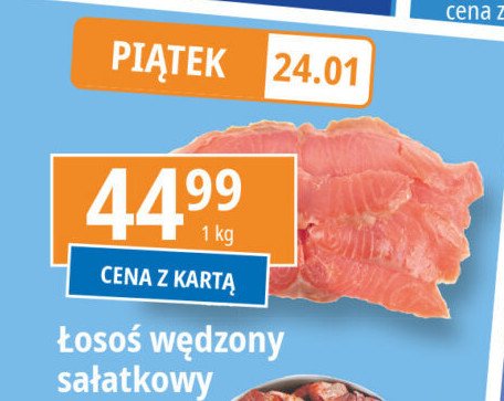 Łosoś wędzony sałatkowy promocja