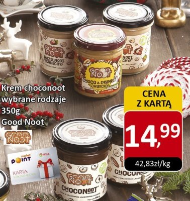 Krem choconoot wybrane rodzaje Good Noot promocja w Market Point