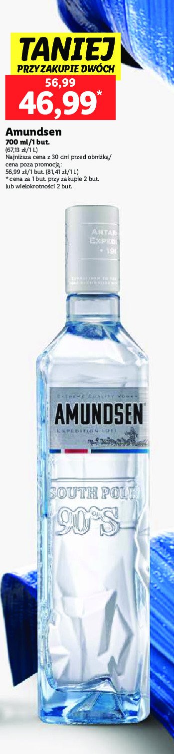 Wódka Amundsen expedition 1912 promocja w Lidl