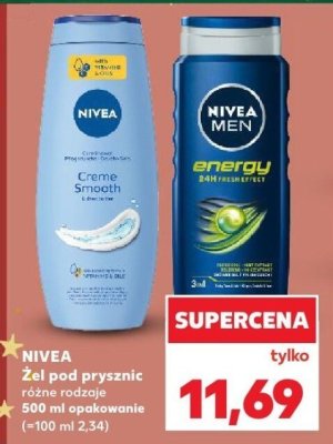 Żel pod prysznic Nivea różne rodzaje 500ml promocja w Kaufland