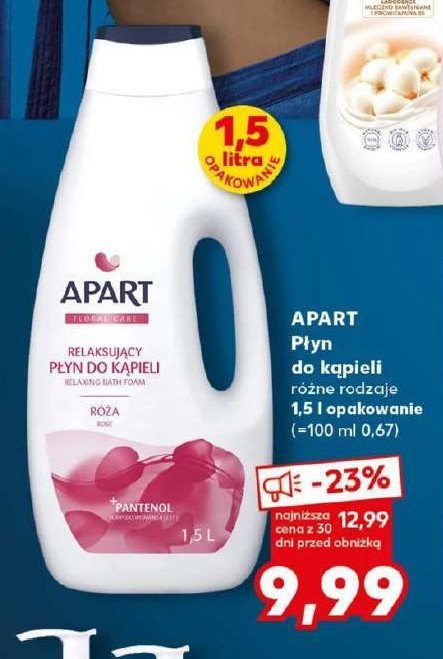 Płyn do kąpieli róża Apart floral care Apart natural promocja