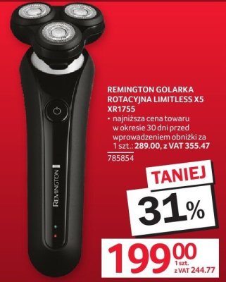 Golarka rotacyjna Remington Limitless XS XR1755 promocja w Selgros