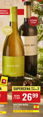 Wino Mucho Más czerwone promocja w Biedronka