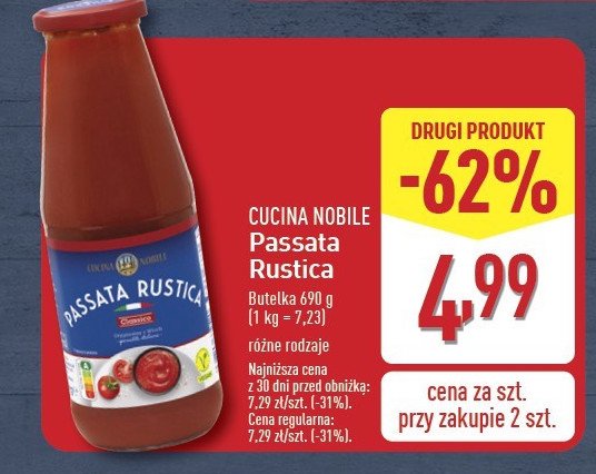 Passata rustica Cucina nobile promocja w Aldi