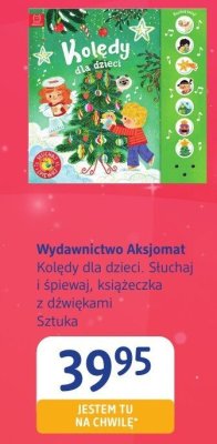 Kolędy dla dzieci Wydawnictwo Aksjomat promocja w Drogerie DM